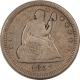 Liberty Seated Quarters 1856 SEATED LIBERTY QUARTER – PLEASING CIRCULATED EXAMPLE!