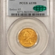 $5 1856 NO MOTTO $5 LIBERTY GOLD HALF EAGLE – NGC AU-58 LUSTROUS