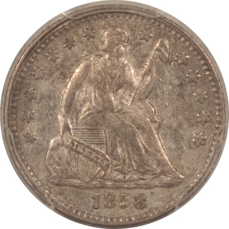 Liberty Seated Half Dimes 1858 SEATED LIBERTY HALF DIME – PCGS XF-45