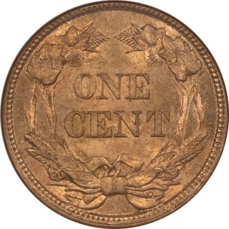 CAC Approved Coins 1858 FLYING EAGLE CENT, SM LETTER – NGC MS-64, FATTIE HOLDER, PQ & CAC APPROVED!