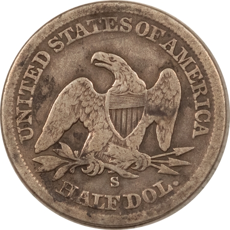 Liberty Seated Halves 1861-S SEATED LIBERTY HALF DOLLAR – CIRCULATED!