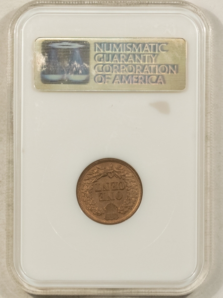 CAC Approved Coins 1864 INDIAN CENT, EAGLE EYE, COPPER NICKEL – NGC MS-63, FATTIE, PQ, CAC APPROVED