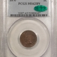 Indian 1862 INDIAN CENT – PCGS AU-55, COOL GREASE FILLED DATE!