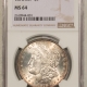 Morgan Dollars 1878 8TF $1 MORGAN DOLLAR – PCGS MS-63, PREMIUM QUALITY, LOOKS PROOFLIKE!