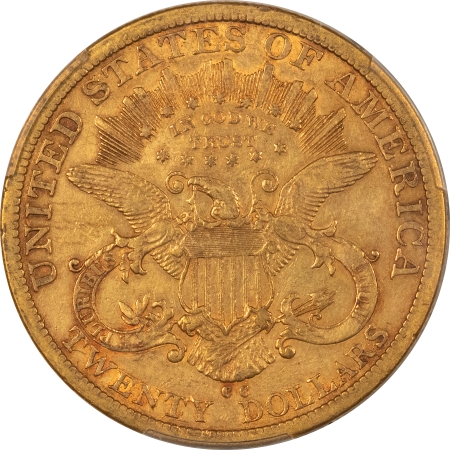 $20 1878-CC $20 LIBERTY GOLD DOUBLE EAGLE – PCGS VF-25, RARE DATE, 13,180 MINTAGE