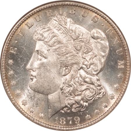 Morgan Dollars 1879-S $1 MORGAN DOLLAR – NGC MS-63, CHOICE SEMI-PROOFLIKE!