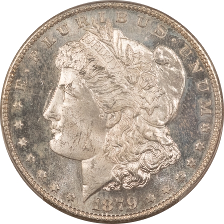 Morgan Dollars 1879-S $1 MORGAN DOLLAR – PCGS MS-64, FLASHY & SEMI-PROOFLIKE!