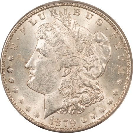 Morgan Dollars 1879-S $1 MORGAN DOLLAR, REV OF 1878 – PCGS MS-61, TOUGH!