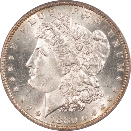 Morgan Dollars 1880-O $1 MORGAN DOLLAR – PCGS MS-63, BLAST WHITE & CHOICE!