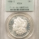 Morgan Dollars 1879-S $1 MORGAN DOLLAR – NGC MS-64*, STAR GRADED W/ DMPL OBVERSE!