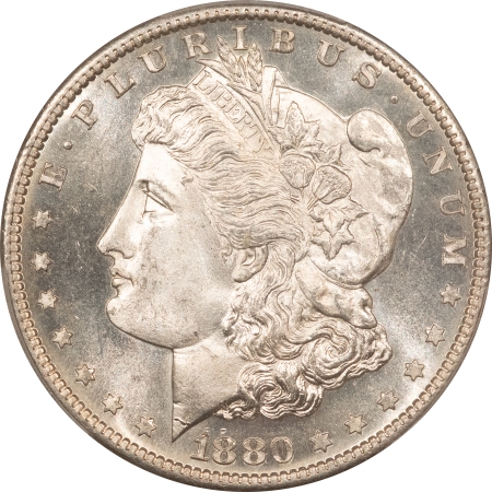 Morgan Dollars 1880-S $1 MORGAN DOLLAR – PCGS MS-66, BLAZING WHITE & PREMIUM QUALITY!