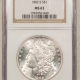 Morgan Dollars 1889 $1 MORGAN DOLLAR – NGC MS-64, PRETTY!