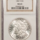 Morgan Dollars 1882-S $1 MORGAN DOLLAR – NGC MS-63, BLAST WHITE!