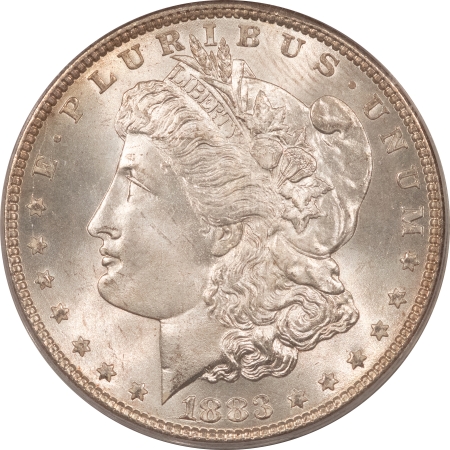 CAC Approved Coins 1883 $1 MORGAN DOLLAR – PCGS MS-66, OGH, PRETTY & PREMIUM QUALITY++ CAC APPROVED