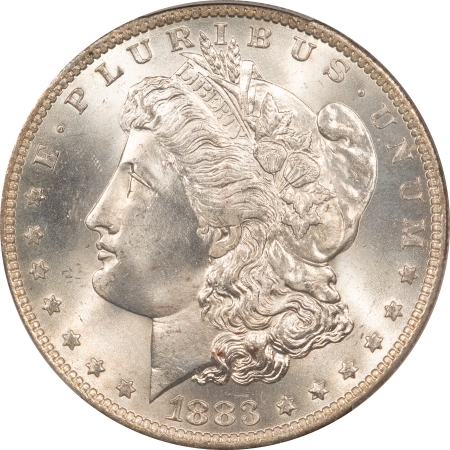 Morgan Dollars 1883-O $1 MORGAN DOLLAR – PCGS MS-66+. FRESH, SMOOTH CHEEK!