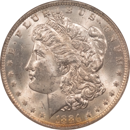 Morgan Dollars 1884-O $1 MORGAN DOLLAR – NGC MS-63, PRETTY REVERSE!