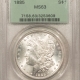 Morgan Dollars 1884-O $1 MORGAN DOLLAR – NGC MS-63, PRETTY REVERSE!