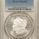 Morgan Dollars 1886 $1 MORGAN DOLLAR – PCGS MS-63, OLD GREEN HOLDER, CHOICE!