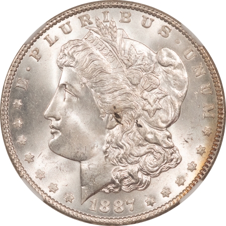 Morgan Dollars 1887 MORGAN DOLLAR NGC MS-65, PREMIUM QUALITY!