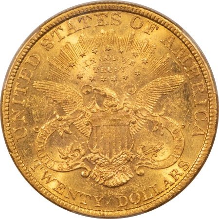 $20 1895 $20 LIBERTY GOLD DOUBLE EAGLE – PCGS MS-61, LOOKS CLOSE TO PROOFLIKE!