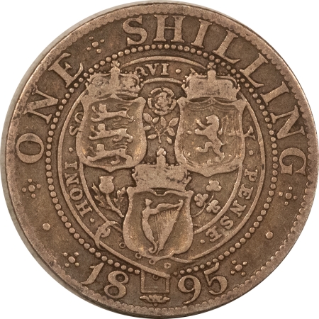 New Store Items 1895 GREAT BRITAIN ONE SHILLING, KM#780 – NICE PLEASING CIRCULATED EXAMPLE!