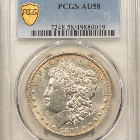 Morgan Dollars 1897-O $1 MORGAN DOLLAR – PCGS AU-58, TOUGH DATE!