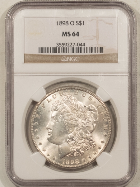 Morgan Dollars 1898-O MORGAN DOLLAR NGC MS-64