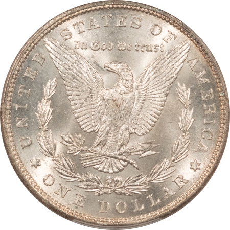 Morgan Dollars 1899 $1 MORGAN DOLLAR – PCGS MS-64, BLAST WHITE W/ SEMI-REFLECTIVE SURFACES!