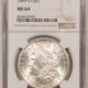 Morgan Dollars 1898-O MORGAN DOLLAR NGC MS-64