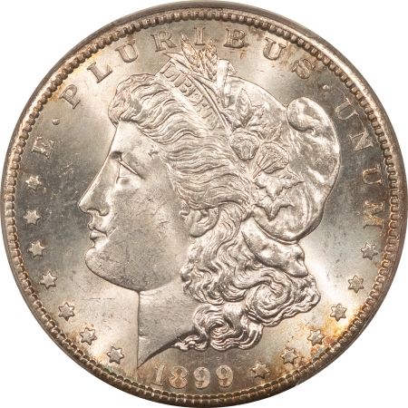 Morgan Dollars 1899-S $1 MORGAN DOLLAR – PCGS MS-64, FLASHY!