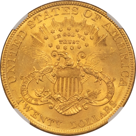 $20 1904 $20 LIBERTY GOLD DOUBLE EAGLE – NGC MS-62, AFFORDABLE AT THESE GOLD LEVELS