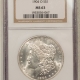 Morgan Dollars 1904-O $1 MORGAN DOLLAR – NGC MS-63, WHITE!