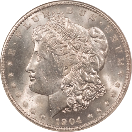 Morgan Dollars 1904-O $1 MORGAN DOLLAR – NGC MS-63, WHITE!