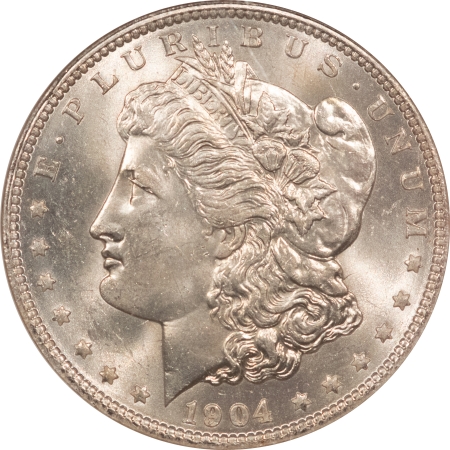 Morgan Dollars 1904-O $1 MORGAN DOLLAR – NGC MS-63, WHITE!