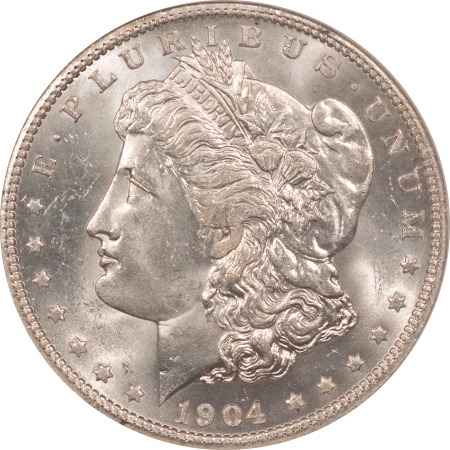 Morgan Dollars 1904-O $1 MORGAN DOLLAR – NGC MS-63, WHITE!