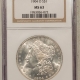 Morgan Dollars 1904-O $1 MORGAN DOLLAR – NGC MS-63, WHITE!