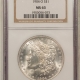 Morgan Dollars 1904-O $1 MORGAN DOLLAR – NGC MS-63, WHITE!