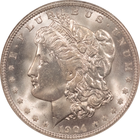 Morgan Dollars 1904-O $1 MORGAN DOLLAR – NGC MS-63, WHITE!