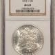 Morgan Dollars 1904-O $1 MORGAN DOLLAR – NGC MS-63, WHITE!