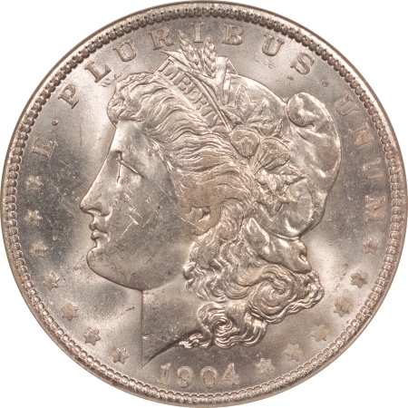 Morgan Dollars 1904-O $1 MORGAN DOLLAR – NGC MS-63, WHITE!