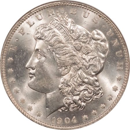 Morgan Dollars 1904-O $1 MORGAN DOLLAR – NGC MS-63, WHITE!