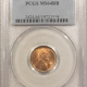 CAC Approved Coins 1909-S VDB LINCOLN CENT – PCGS MS-64 RD CAC, PREMIUM QUALITY & LOOKS FULL GEM!