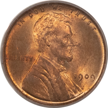 Lincoln Cents (Wheat) 1909 VDB LINCOLN CENT – PCGS MS-64 RB