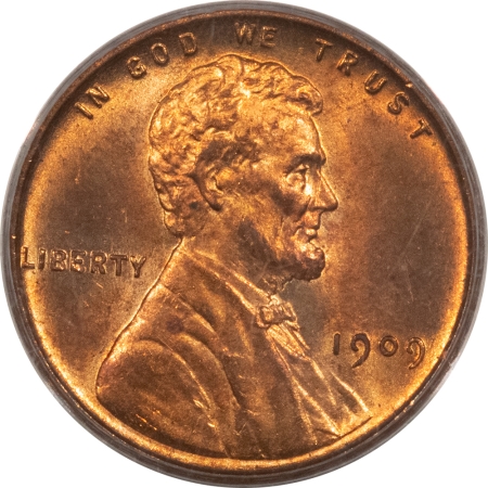 Lincoln Cents (Wheat) 1909 VDB LINCOLN CENT – PCGS MS-64 RB