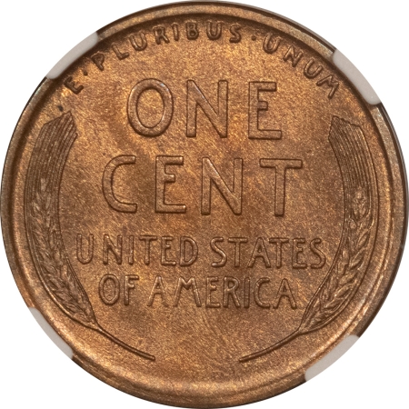 Lincoln Cents (Wheat) 1909 S/ HORIZONTAL S LINCOLN CENT – NGC MS-65 RB, ATTRACTIVE GEM!