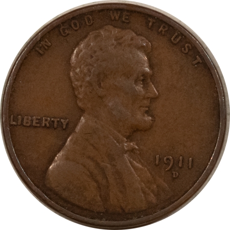 Lincoln Cents (Wheat) 1911-D LINCOLN CENT – HIGH GRADE EXAMPLE!