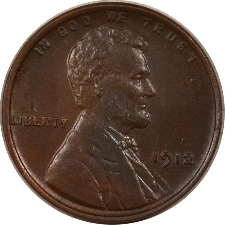 New Store Items 1912 LINCOLN CENT – UNCIRCULATED, BROWN & GLOSSY APPEARS CHOICE!