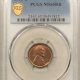 Lincoln Cents (Wheat) 1909 S/ HORIZONTAL S LINCOLN CENT – NGC MS-65 RB, ATTRACTIVE GEM!