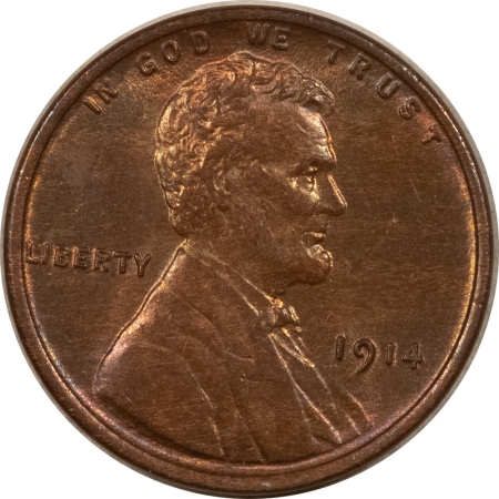 New Store Items 1914 LINCOLN CENT – CHOICE UNCIRCULATED DETAILS W/ OBV LIGHTLY CLEANED LONG AGO!