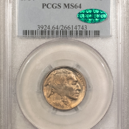 New Store Items 1914 BUFFALO NICKEL – PCGS MS-64, CAC APPROVED!